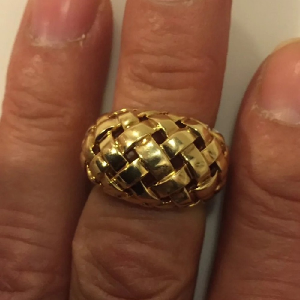 Tiffany & co 18k basket ring 7 - Picture 3 of 4